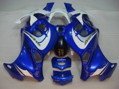 2004-2006 Suzuki GSX600F/GSX750F Motorcycle Fairings - Blue White