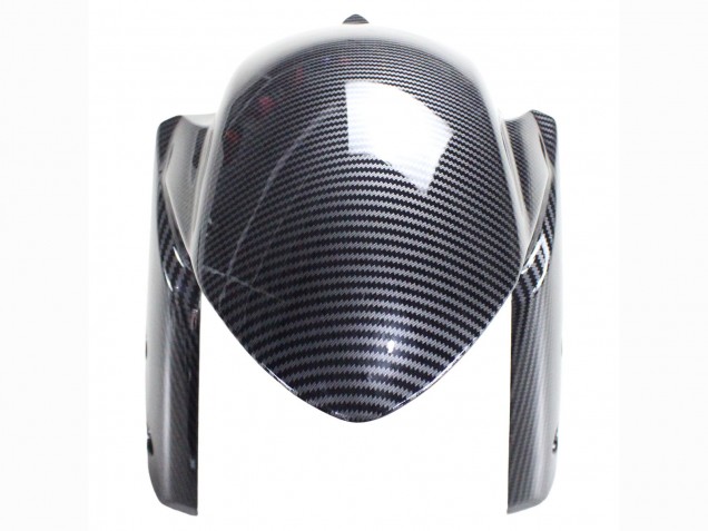 2011-2024 Suzuki GSXR 600 / GSXR 750 Motorcycle Fairings - Black Carbon Fiber Red
