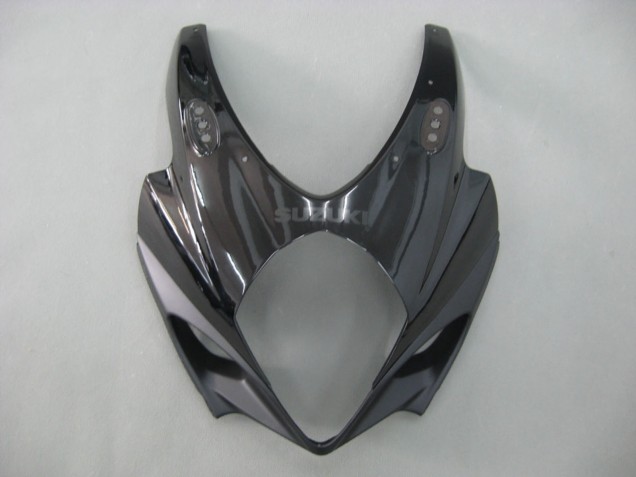 2007-2008 Suzuki GSXR 1000 Motorcycle Fairings - Matte Black Glossy Black