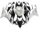 2019-2022 Kawasaki ZX6R Motorcycle Fairings - White Black Carbon Fiber
