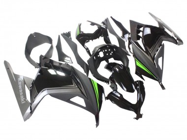 2013-2024 Kawasaki EX300 Motorcycle Fairings - Glossy Black Matte Black Green