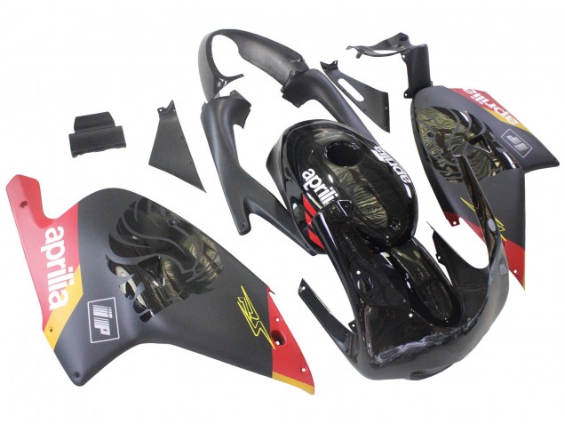 2000-2005 Aprilia RS125 Motorcycle Fairings - Black Red Yellow