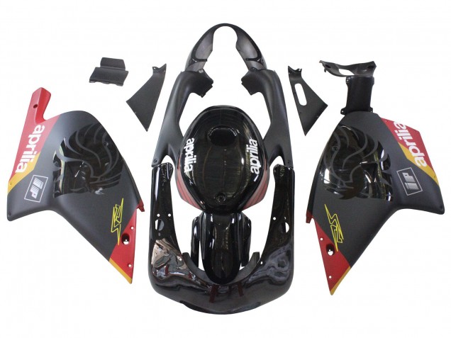 2000-2005 Aprilia RS125 Motorcycle Fairings - Black Red Yellow