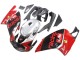 2000-2005 Aprilia RS125 Motorcycle Fairings - Red Black Silver Racing