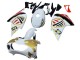 2000-2005 Aprilia RS125 Motorcycle Fairings - White Yellow Red