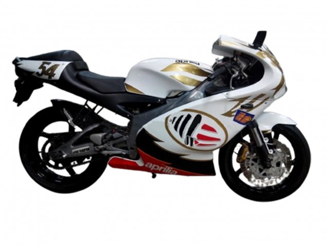 2000-2005 Aprilia RS125 Motorcycle Fairings - White Yellow Red