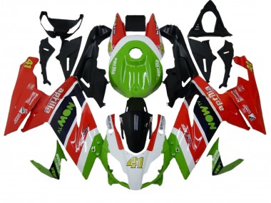 2006-2011 Aprilia RS125 Motorcycle Fairings - Green White Red Black