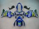 2004-2007 Honda CBR600 F4i Motorcycle Fairings - Blue Yellow Green MoviStar