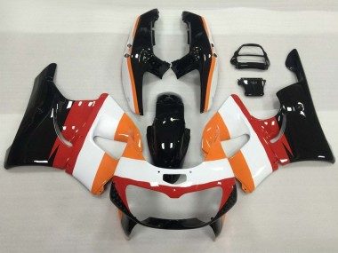 1994-1995 Honda CBR900RR 893 Motorcycle Fairings - Orange White Red Glossy Black