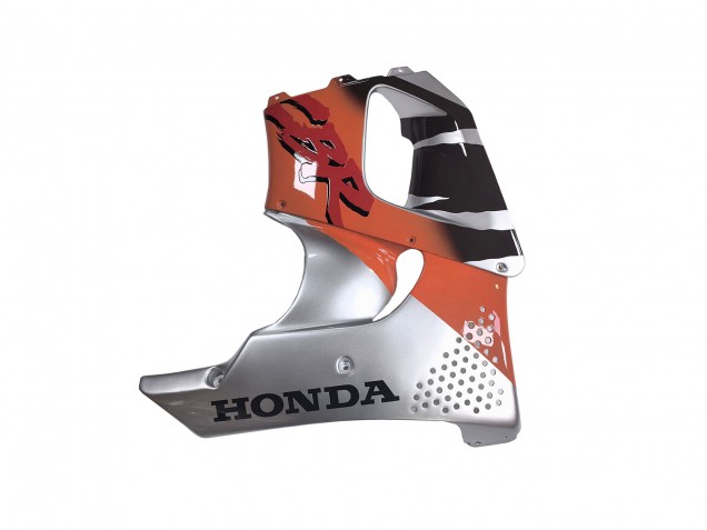 1994-1995 Honda CBR900RR 893 Motorcycle Fairings - Silver Orange Glossy Black