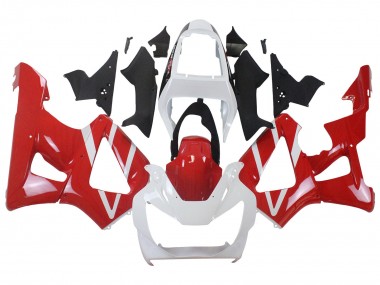 2000-2001 Honda CBR900RR 929 Motorcycle Fairings - White Red