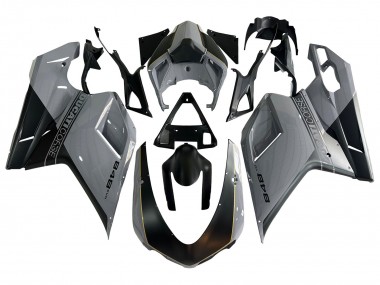 2007-2014 Ducati 848 Motorcycle Fairings - Silver Gold Matte Black
