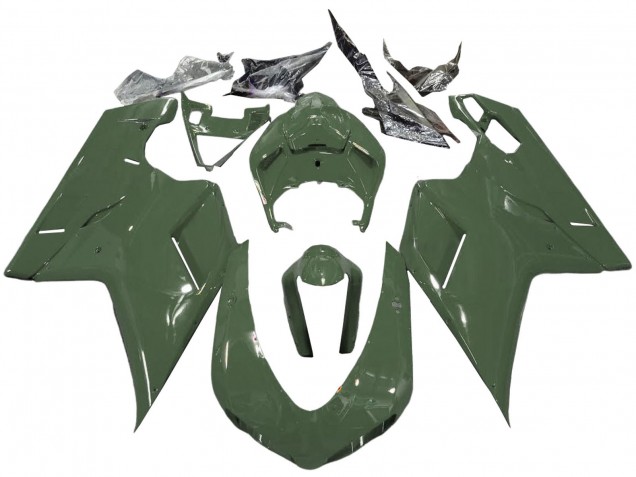 2007-2014 Ducati 848/1098/1198 Motorcycle Fairings - Green