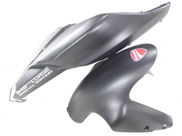 2007-2014 Ducati 848 Motorcycle Fairings - Matte Grey