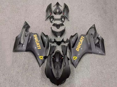 2011-2014 Ducati Panigale 899/1199 Motorcycle Fairings - Black Carbon Fiber Style
