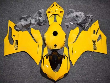 2011-2014 Ducati Panigale 899/1199 Motorcycle Fairings - Glossy Yellow