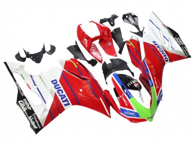 2011-2014 Ducati Panigale 899/1199 Motorcycle Fairings - White Red Green Blue Glossy Black Flex-Box