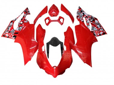 2011-2014 Ducati Panigale 899/1199 Motorcycle Fairing - Red Grey Black