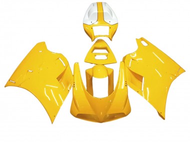 1993-2005 Ducati 748/916/996/998 Motorcycle Fairings - White Yellow