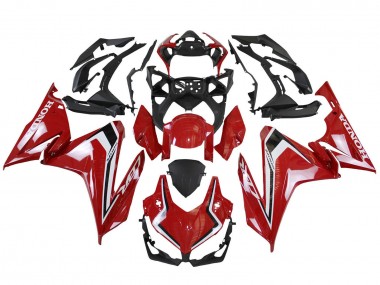2022-2023 Honda CBR500R Motorcycle Fairings - Red White Black