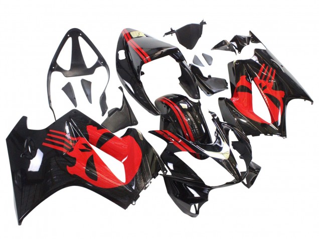 2002-2013 Honda VFR 800 Motorcycle Fairings - Glossy Black Red