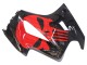 2002-2013 Honda VFR 800 Motorcycle Fairings - Glossy Black Red