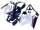 2002-2013 Honda VFR 800 Motorcycle Fairings - White Red Dark Blue