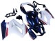 2002-2013 Honda VFR 800 Motorcycle Fairings - White Red Dark Blue