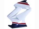 2002-2013 Honda VFR 800 Motorcycle Fairings - White Red Dark Blue
