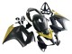 2002-2013 Honda VFR 800 Motorcycle Fairings - Yellow Matte Black