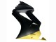 2002-2013 Honda VFR 800 Motorcycle Fairings - Yellow Matte Black