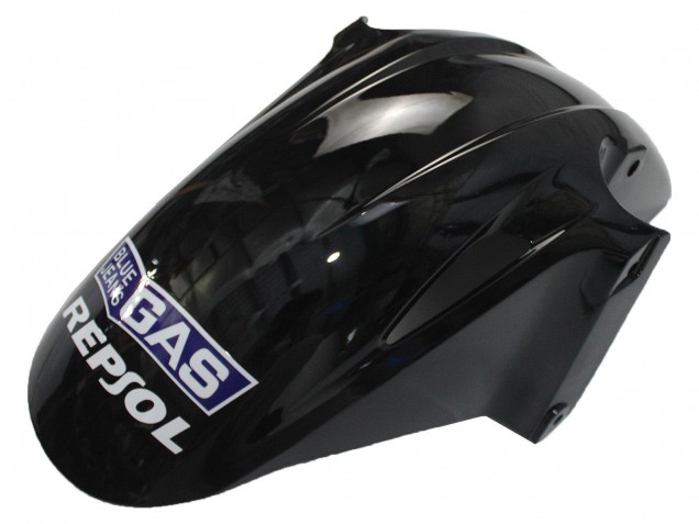 2002-2013 Honda VFR 800 Motorcycle Fairings - Silver Glossy Black Repsol
