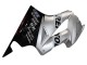 2002-2013 Honda VFR 800 Motorcycle Fairings - Silver Glossy Black Repsol