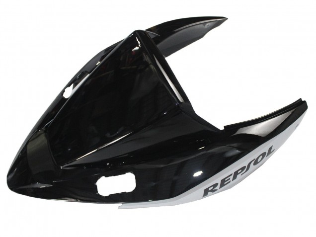 2002-2013 Honda VFR 800 Motorcycle Fairings - Silver Glossy Black Repsol