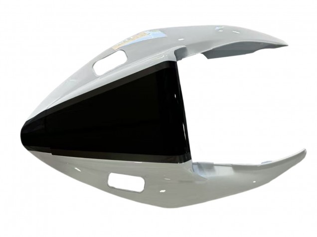 2002-2013 Honda VFR 800 Motorcycle Fairings - Pearl White Glossy Black Decal