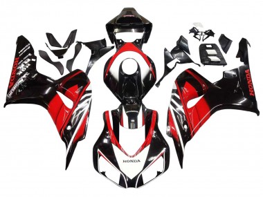 2006-2007 Honda CBR1000RR Motorcycle Fairings - Red Glossy Black