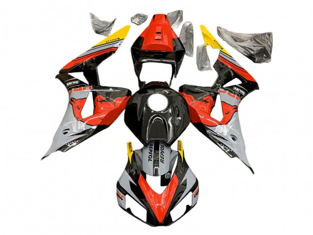2006-2007 Honda CBR1000RR Motorcycle Fairings - Nardo Grey Red Yellow Glossy Black Red Bull Repsol HRC