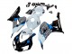 2006-2007 Honda CBR1000RR Motorcycle Fairing - White Blue Glossy Black