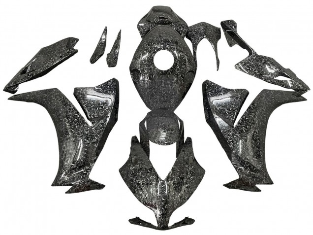 2012-2016 Honda CBR1000RR Motorcycle Fairings - Black Forged Carbon Fiber