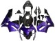 2003-2004 Honda CBR600RR Motorcycle Fairings - Purple Black Forged Carbon Fiber