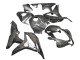 2007-2008 Honda CBR600RR Motorcycle Fairings - Black Forged Carbon Fiber