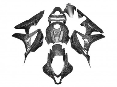 2007-2008 Honda CBR600RR Motorcycle Fairings - Black Forged Carbon Fiber