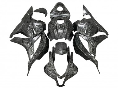 2009-2012 Honda CBR600RR Motorcycle Fairings - Black Forged Carbon Fiber