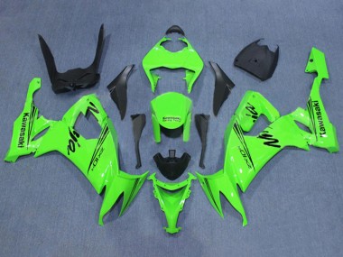 2008-2010 Kawasaki ZX10R Motorcycle Fairing - Green Black