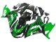 2012-2024 Kawasaki ZX14R ZZR1400 Motorcycle Fairing Kits - Green Glossy Black