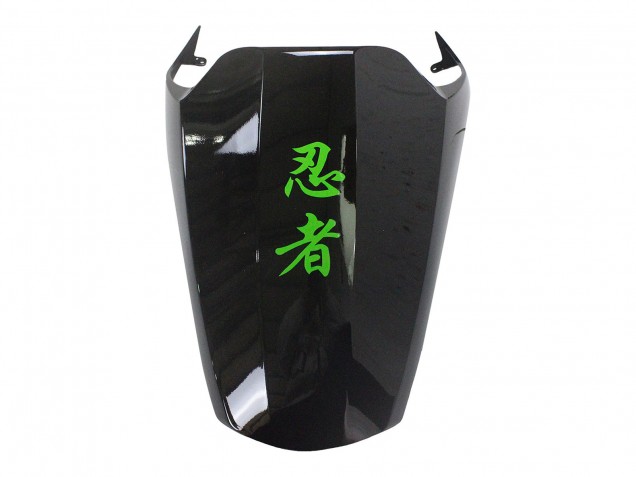 2012-2024 Kawasaki ZX14R ZZR1400 Motorcycle Fairing Kits - Green Glossy Black