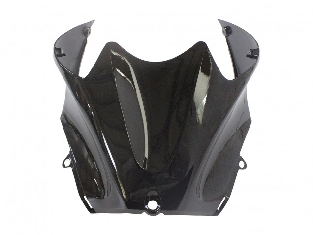 2012-2024 Kawasaki ZX14R ZZR1400 Motorcycle Fairing Kits - Green Glossy Black
