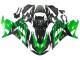 2012-2024 Kawasaki ZX14R ZZR1400 Motorcycle Fairing Kits - Green Glossy Black
