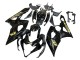 2005-2006 Suzuki GSXR 1000 Motorcycle Fairings - Glossy Black Gold Decal