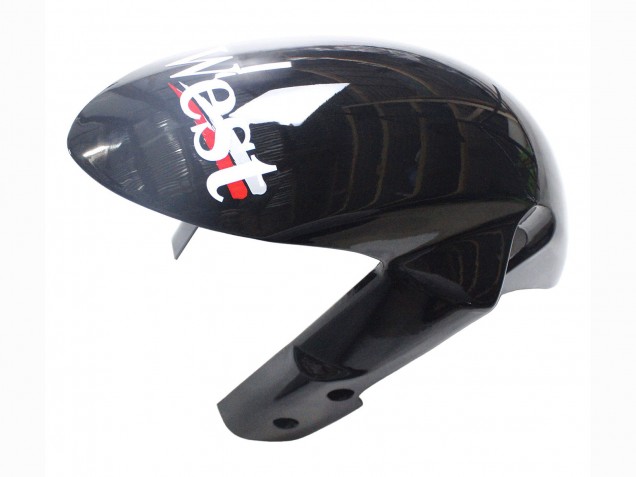 2007-2008 Suzuki GSXR 1000 Motorcycle Fairings - Glossy Black White West